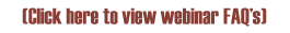 Frequently asked questions about webinars