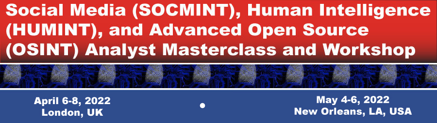 Hands On OSINT Toolkit Training Seminar Including Take Home Investigation Software