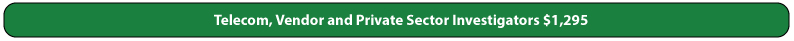 Telecommunications Service Provider, Government or Private Sector Investigator Registration