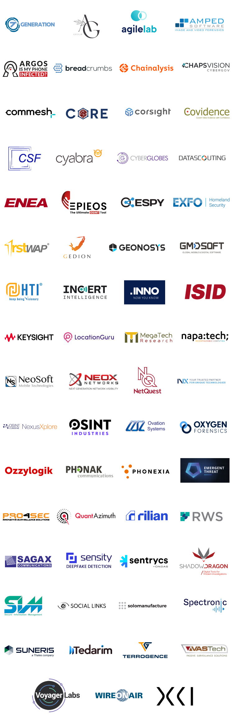 exhibiting sponsors
