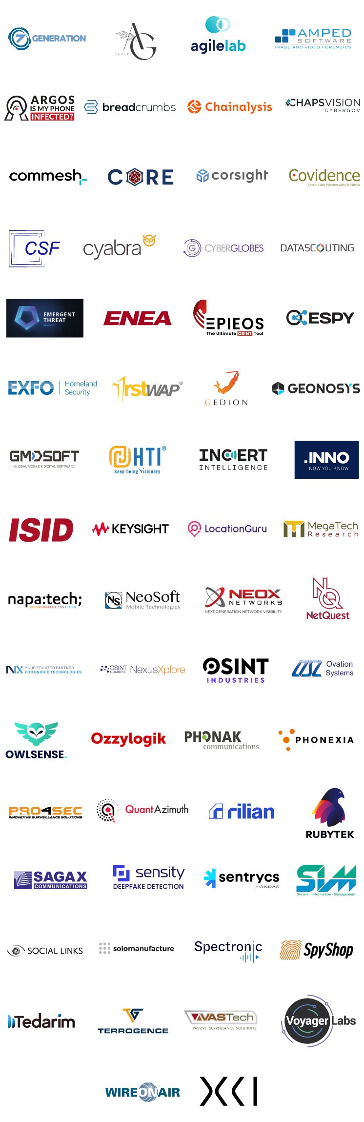 exhibiting sponsors